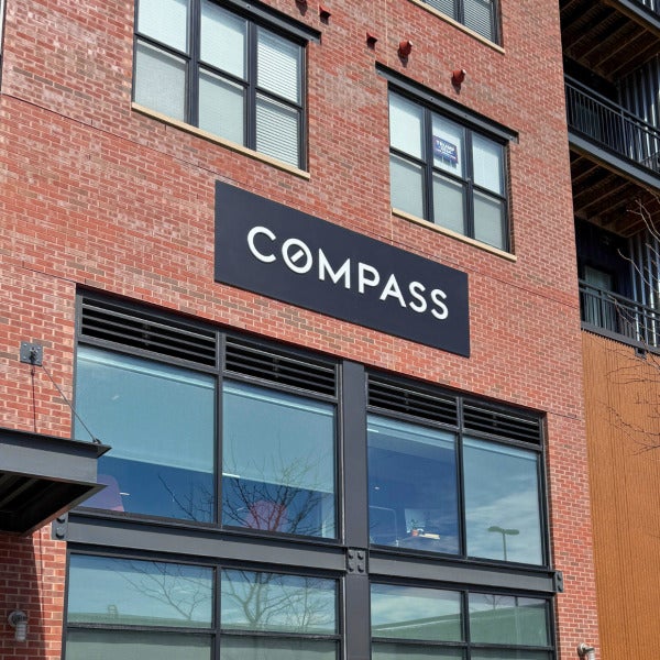 compass exterior sign