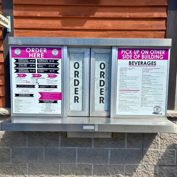 menu board