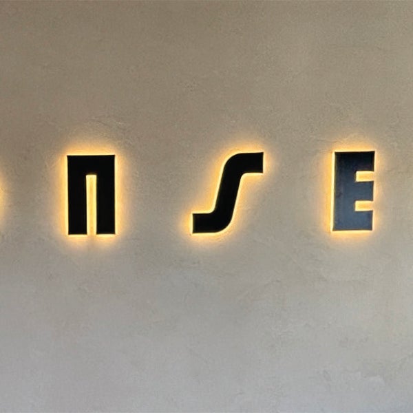 Stunning 3D Halo-Lit Wall Signage for Onsens