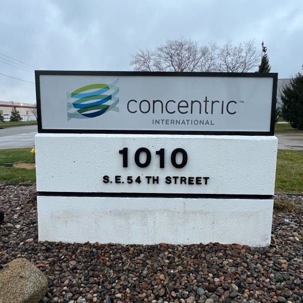Ankeny - Concentric Sign Face & Cabinet