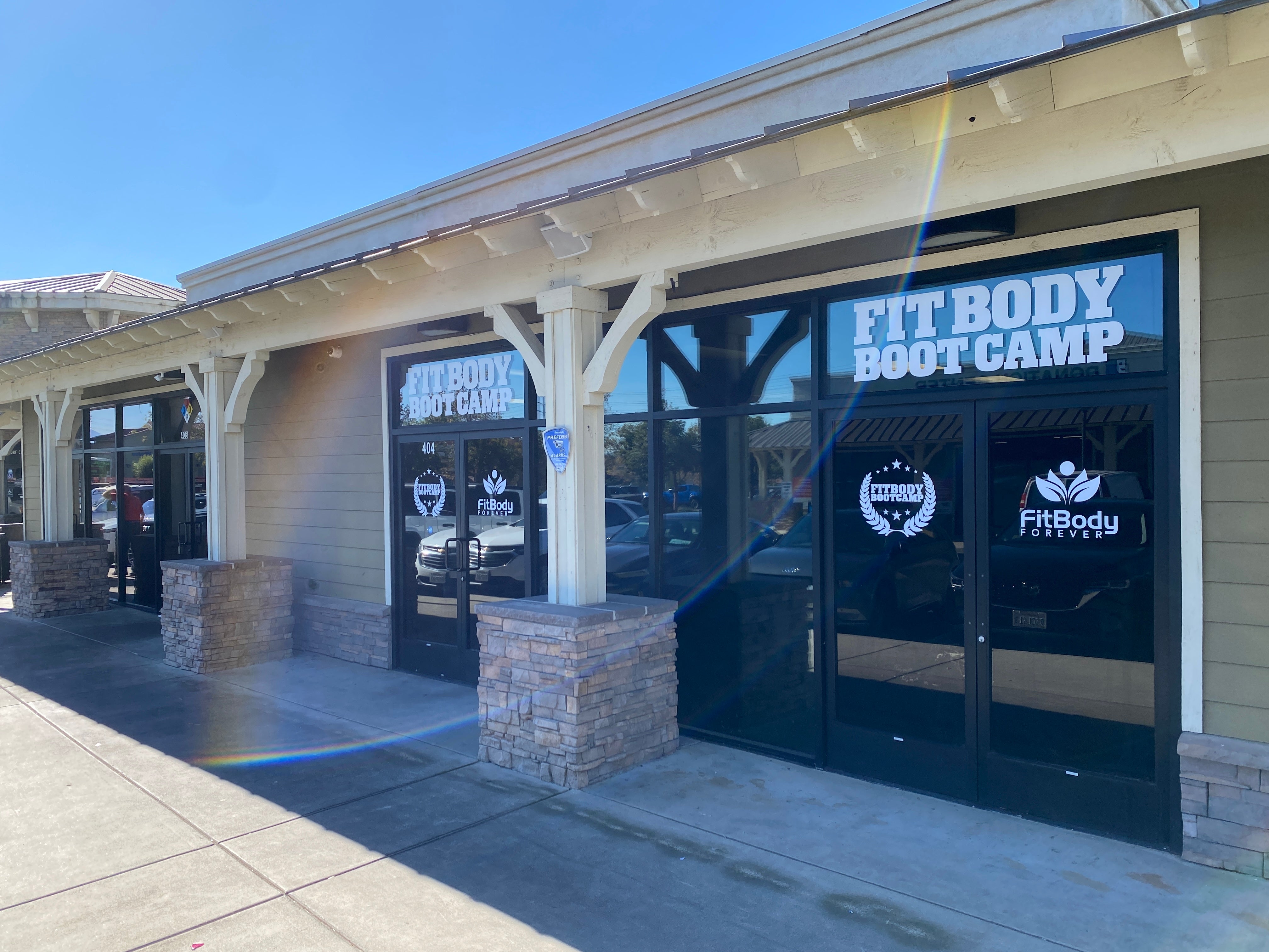 Fresh Storefront Window Decals for Norco FitBody Boot Camp