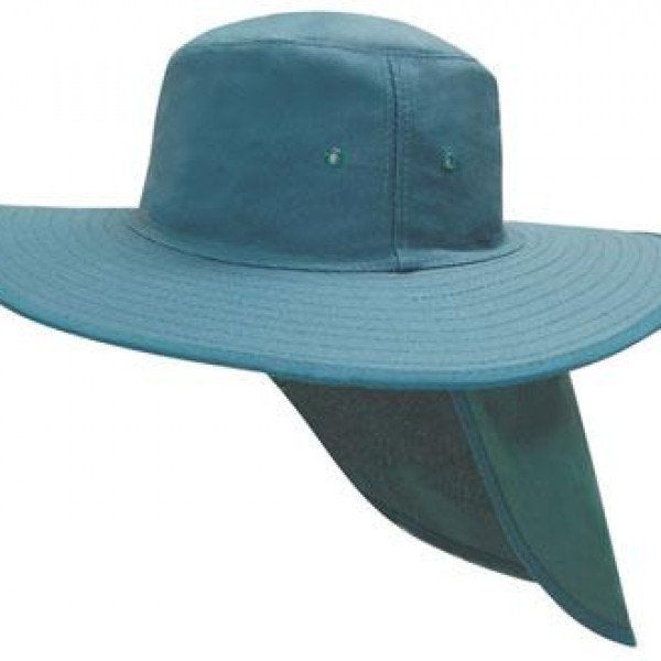 Custom Canvas Sun Hat with Flap