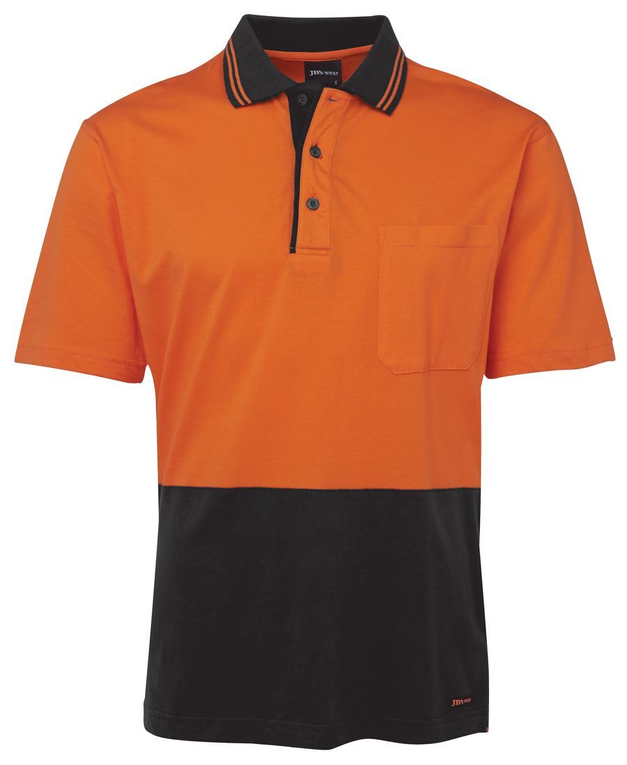 HI VIS S/S COTTON POLO
