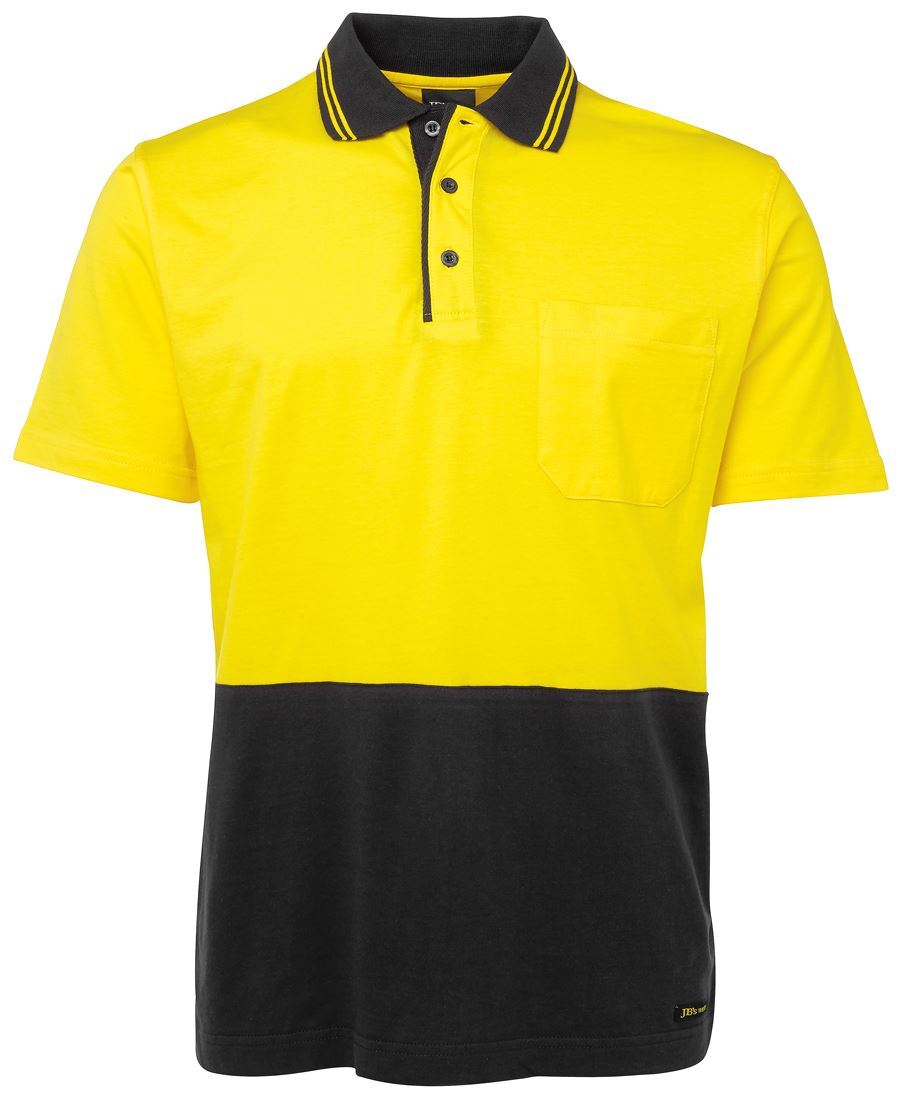 HI VIS S/S COTTON POLO