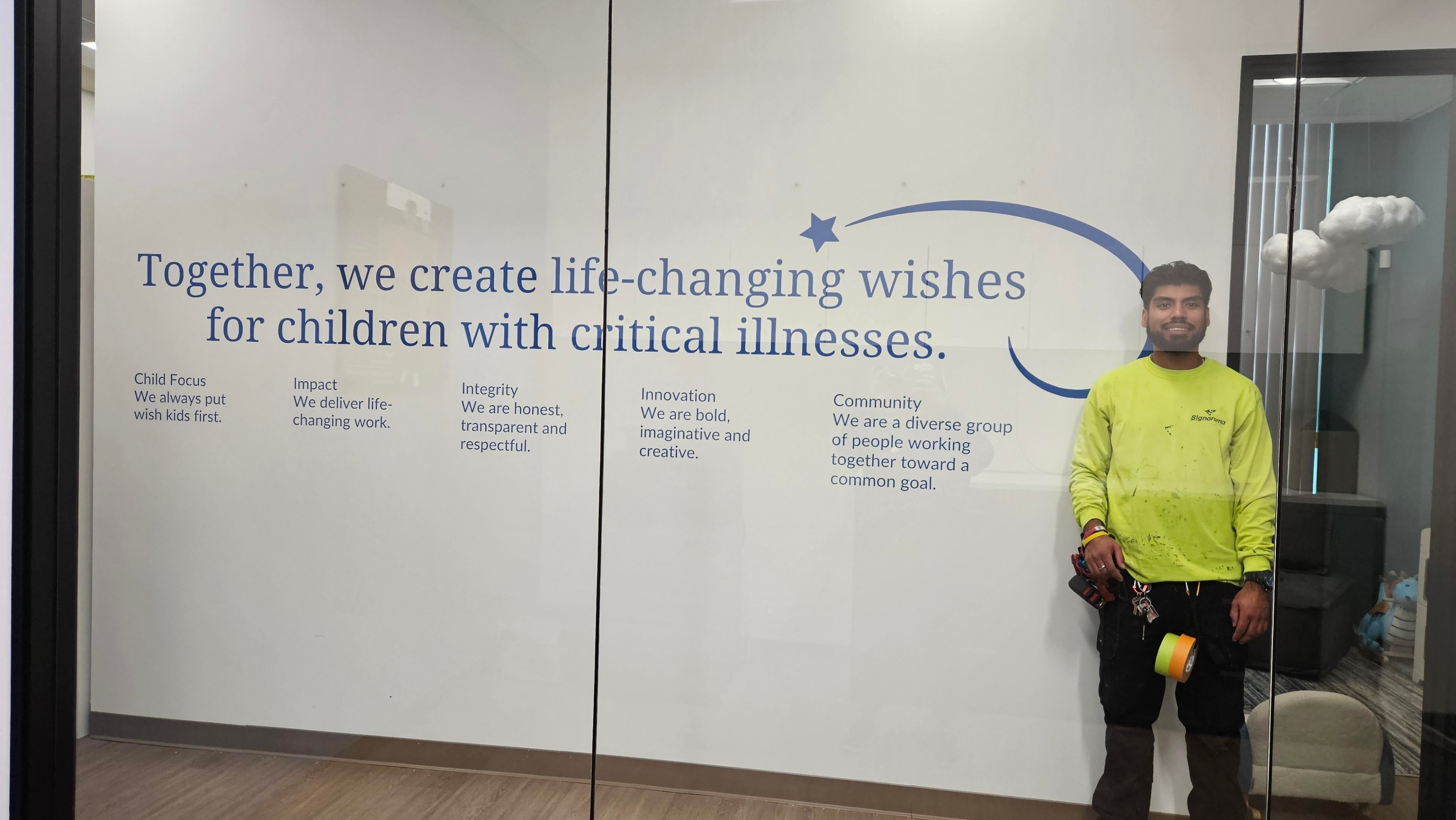 Make A Wish Custom Interior Wall Graphics