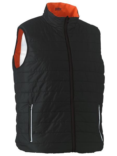 TAPED HI VIS REVERSIBLE PUFFER VEST