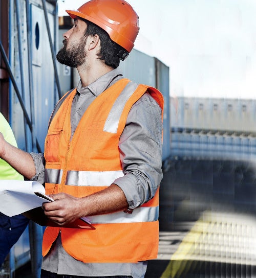 Unisex Hi Vis Full Zip Vest