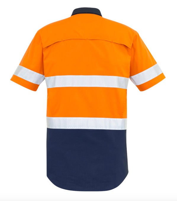 Men's Rugged Cooling Taped Hi Vis S/S Spliced Shirt