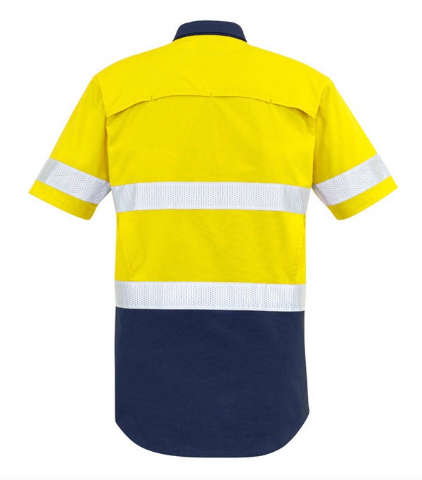 Men's Rugged Cooling Taped Hi Vis S/S Spliced Shirt