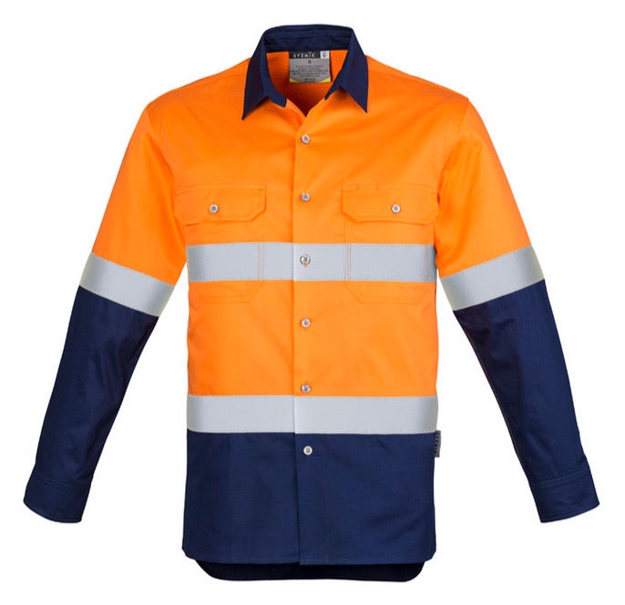 Spliced Industrial Shirt