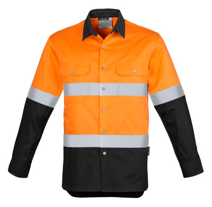 Spliced Industrial Shirt