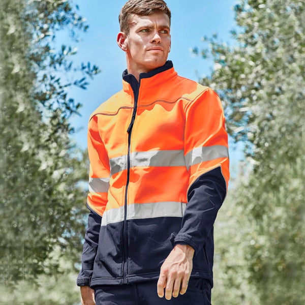 Custom Unisex Hi Vis Softshell Jacket