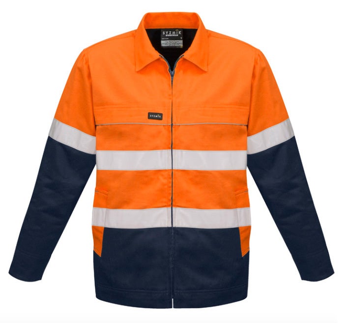 Hi Vis Cotton Drill Jacket