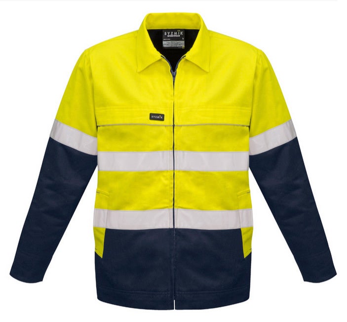 Hi Vis Cotton Drill Jacket