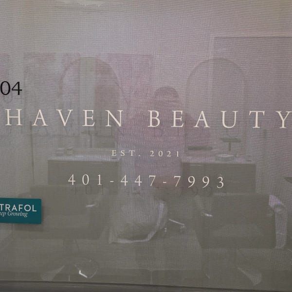 Haven Beauty - Window Letters