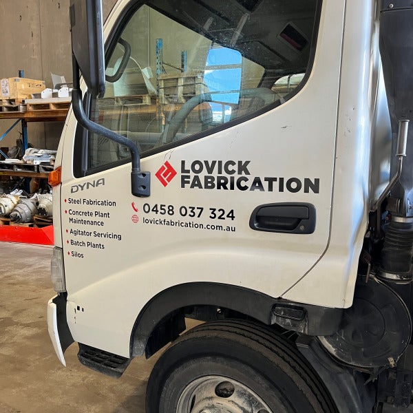 A Strong New Look for Lovick Fabrication: 12-Vehicle Fleet Branding Completed