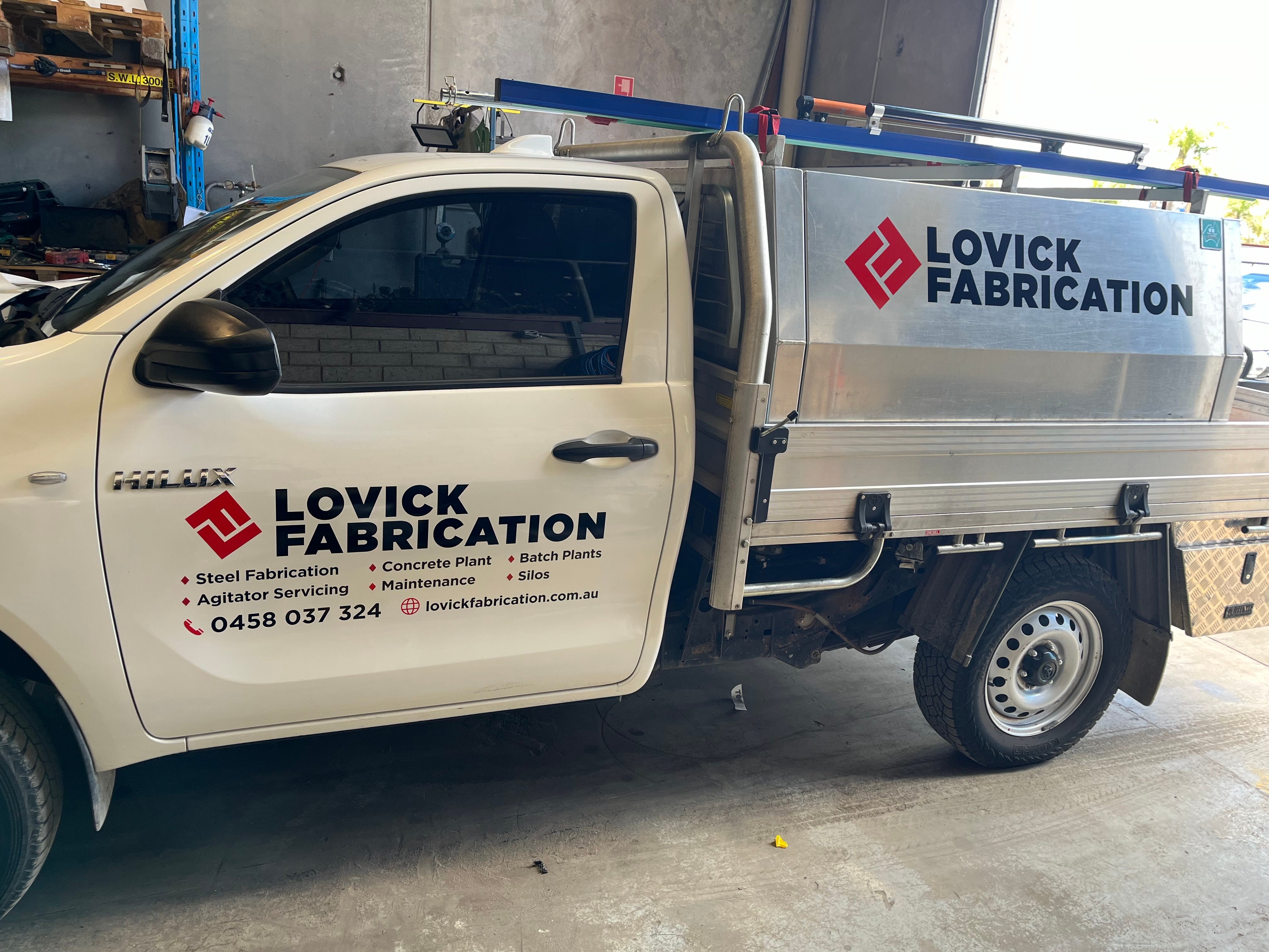 A Strong New Look for Lovick Fabrication: 12-Vehicle Fleet Branding Completed