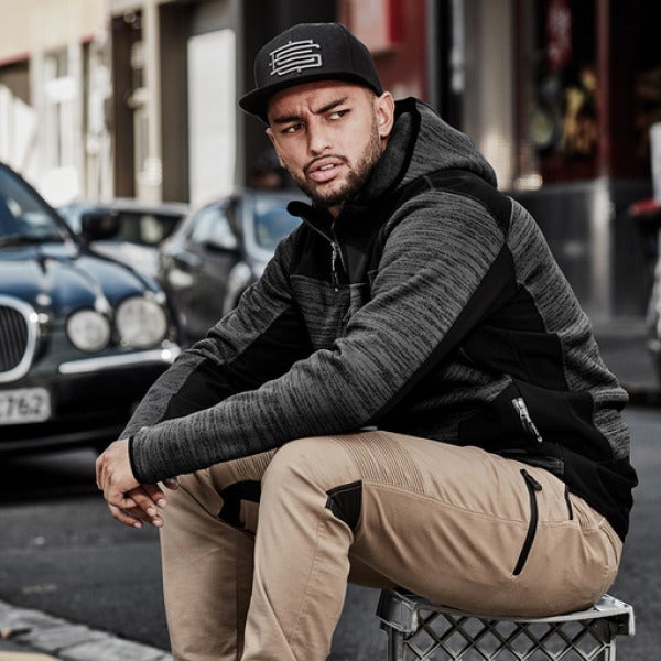 Custom Unisex Streetworx Reinforced Knit Hoodie