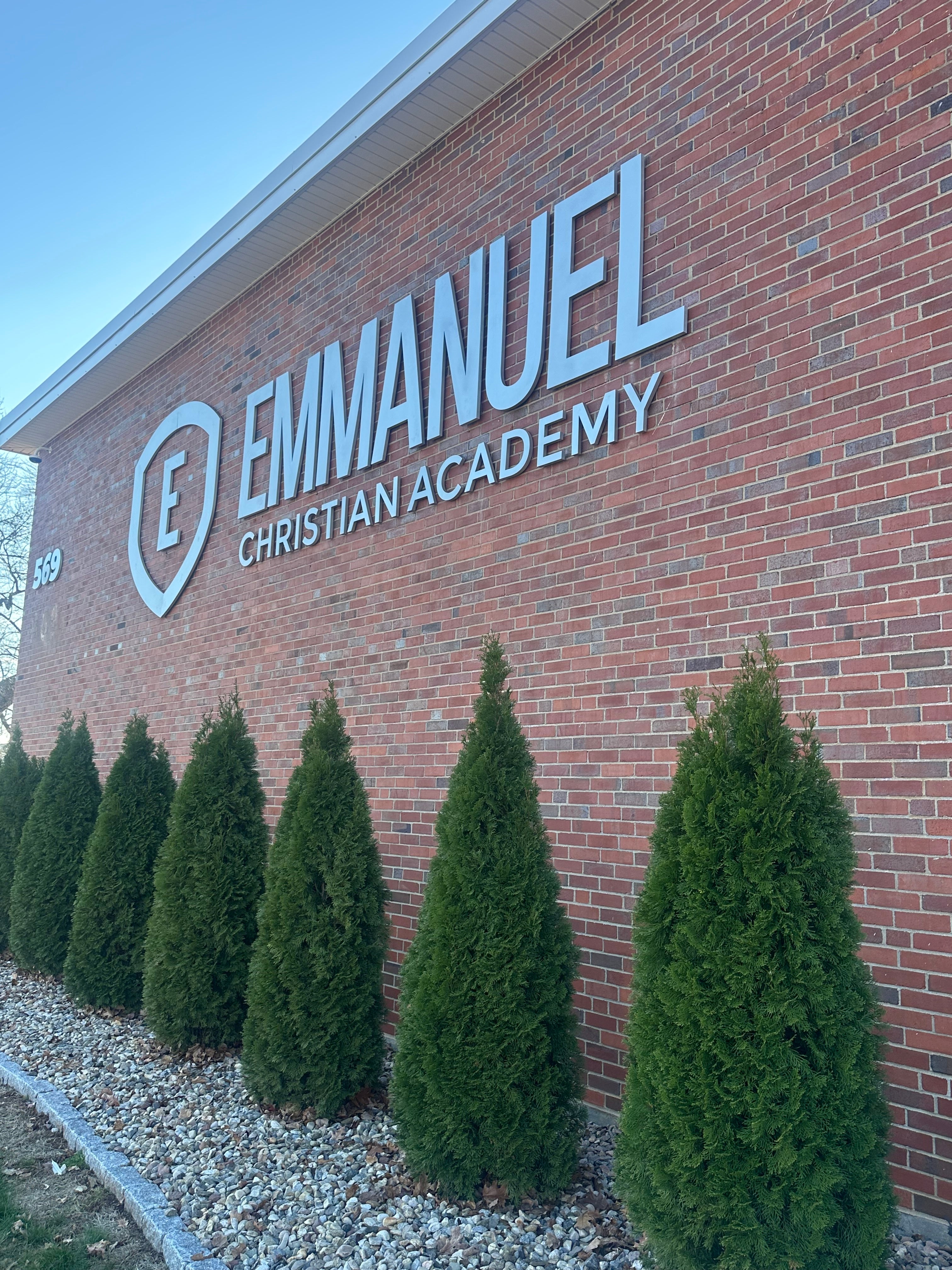 EMMANUEL CHRISTIAN ACADEMY- Dimensional Letter Sign