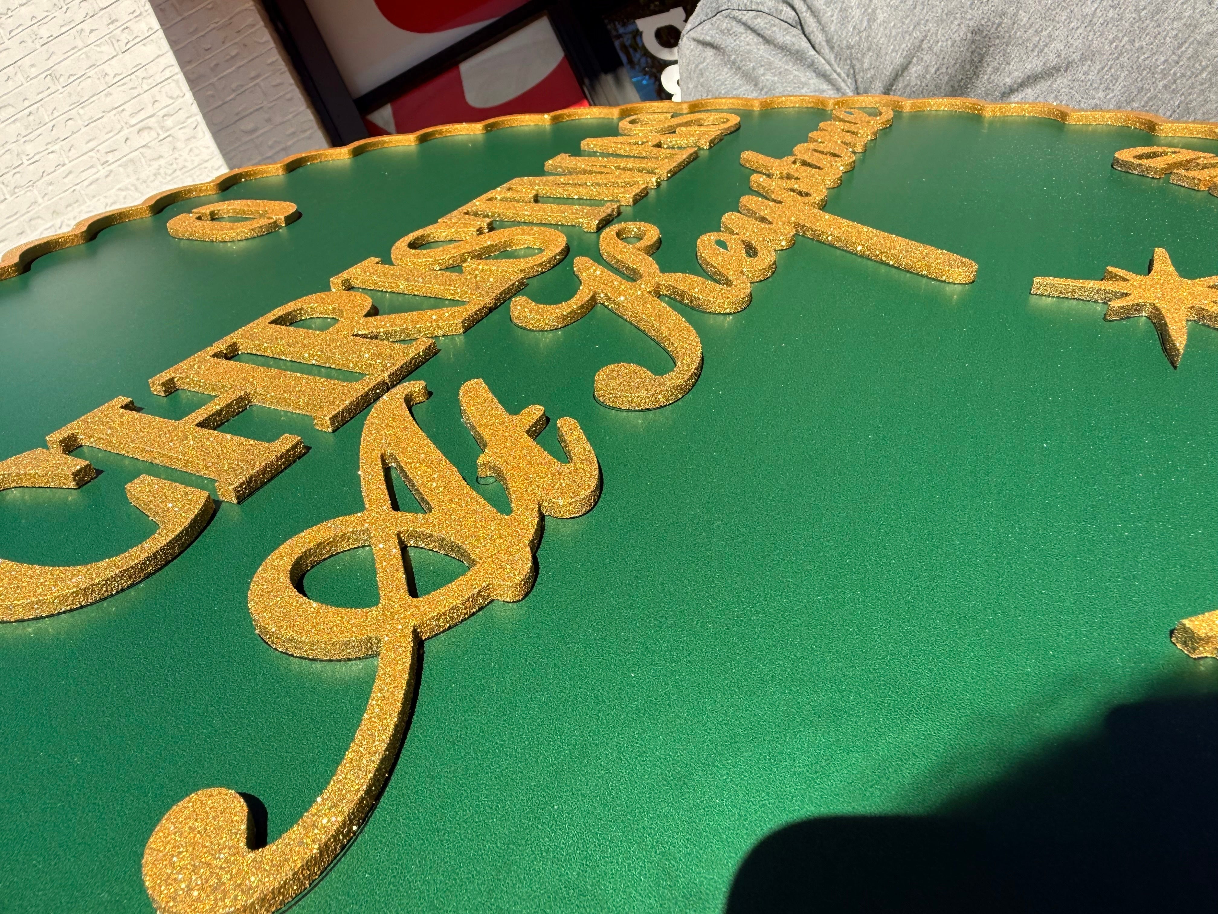 A Simple but Stunning Holiday Sign for Keystone Church Created by Signarama North Fort Worth / Keller