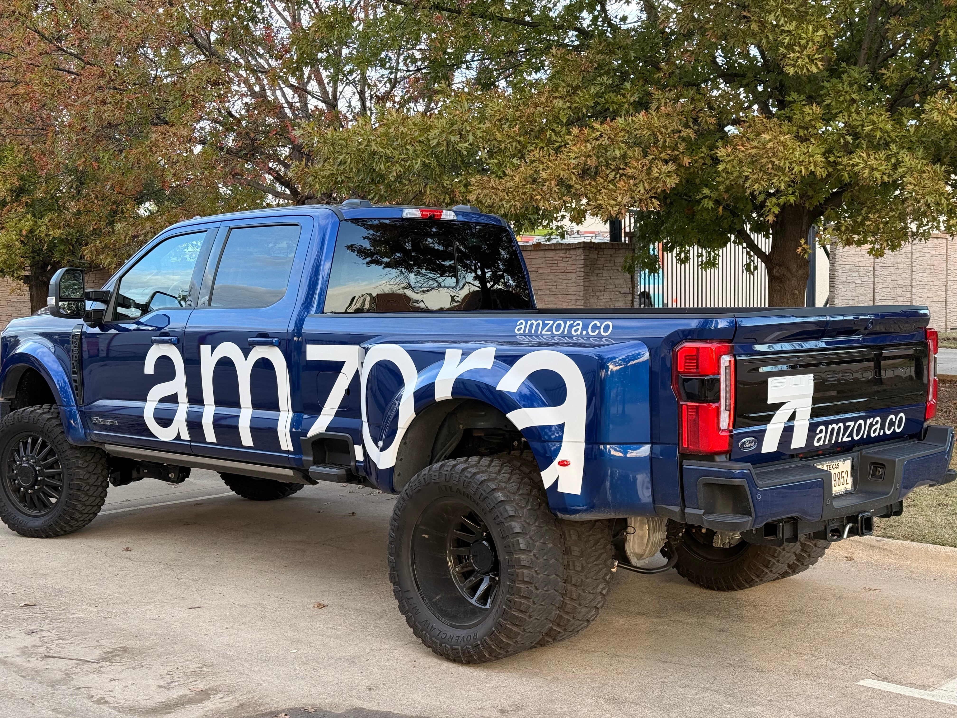 Amzora Truck Graphics by Signarama North Fort Worth/Keller