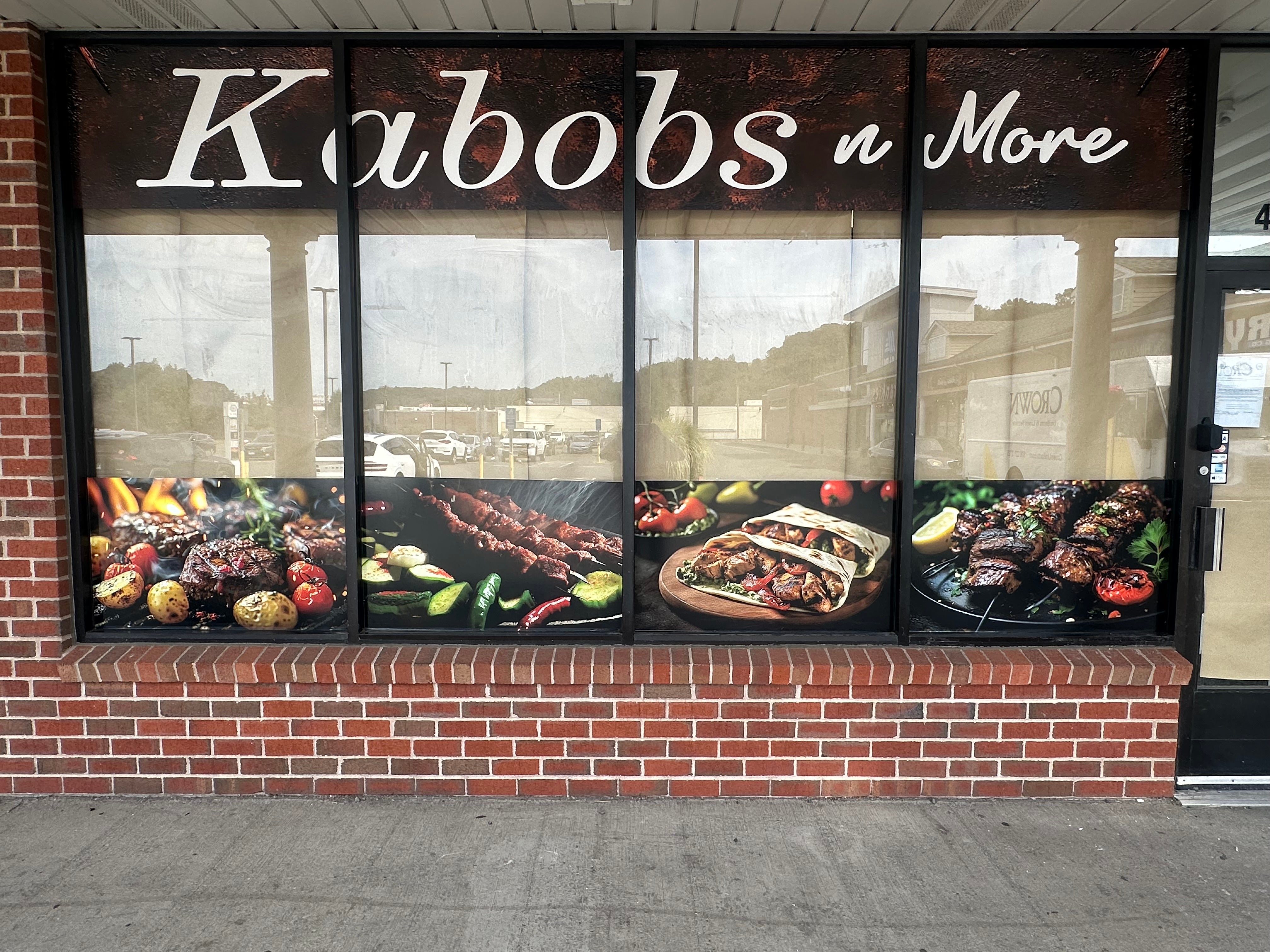 Kabobs-N-More Storfront Signs & Window Graphics