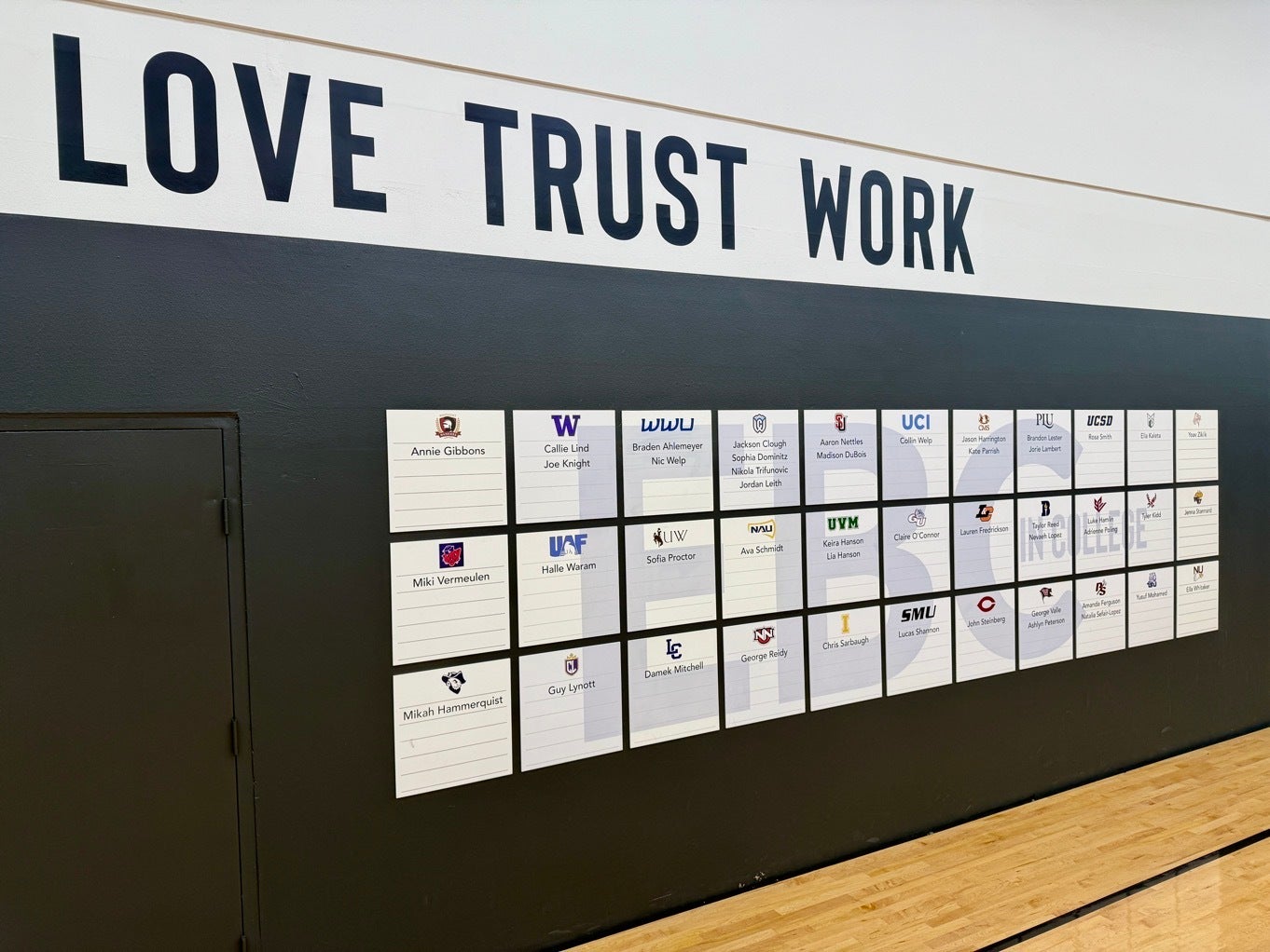 Wall of Fame for Recognition in Corporate, Business or Athletic Applications - Redmond, WA