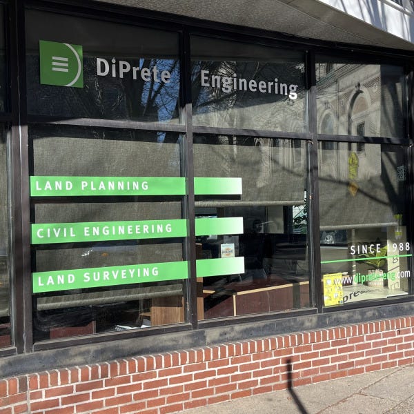DePierete Window Lettering