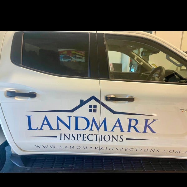 Vehicle Signage - Landmark Inspections - Melbourne VIC.