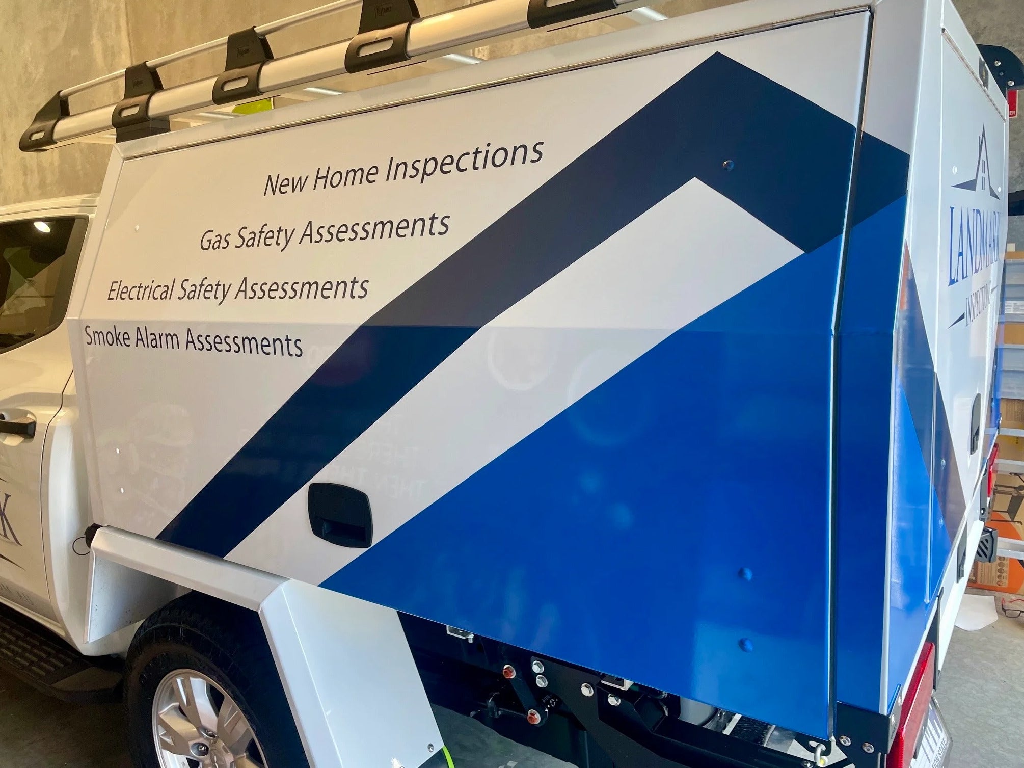 Vehicle Signage - Landmark Inspections - Melbourne VIC.
