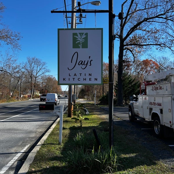 Jay's Latin Kitchen Sign