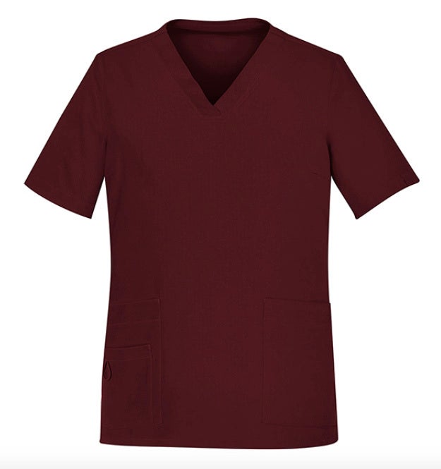 Womens Easy Fit V-Neck Scrub Top