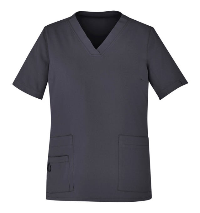 Womens Easy Fit V-Neck Scrub Top