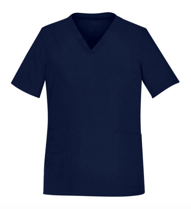 Womens Easy Fit V-Neck Scrub Top