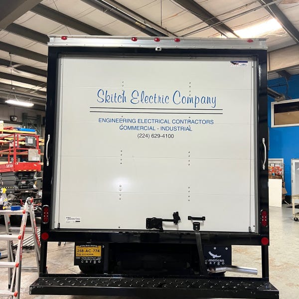 Skitch Box Truck Rear Graphics