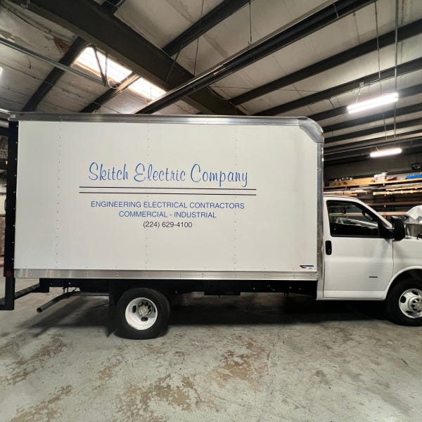 Skitch Box Truck Passenger Side Graphics