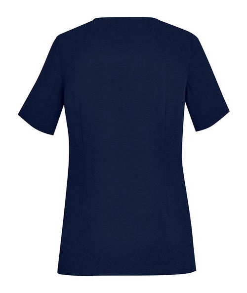 Womens Tailored Fit Round Neck Scrub Top