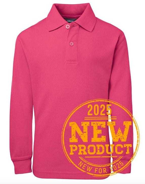 Long Sleeve Kids 210 Polo