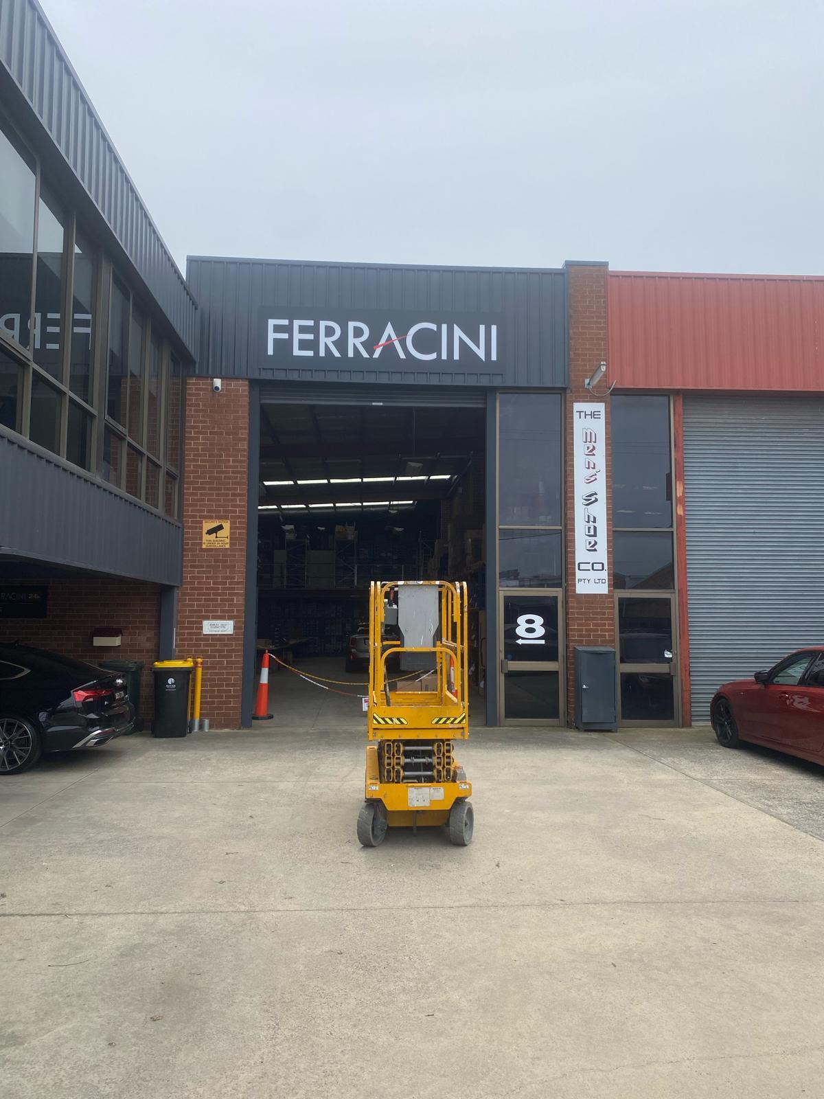 Ferracini Warehouse Sign