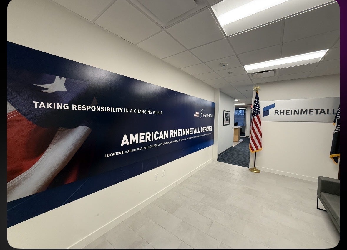 Rheinmetall Office Wall Murals | Custom Corporate Branding & Interior Graphics