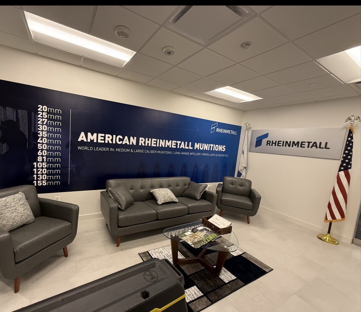 Rheinmetall Office Wall Murals | Custom Corporate Branding & Interior Graphics