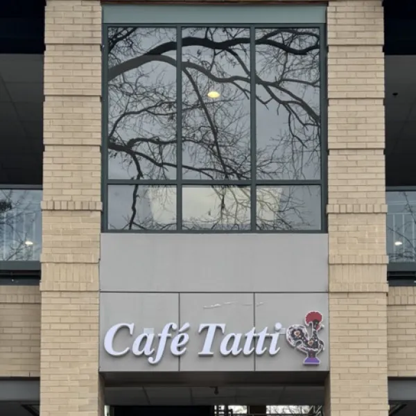 Face-Lit Channel Letter Sign for Café Tatti McLean | Custom Restaurant Signage