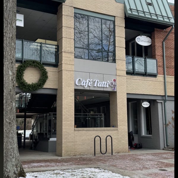Face-Lit Channel Letter Sign for Café Tatti McLean | Custom Restaurant Signage