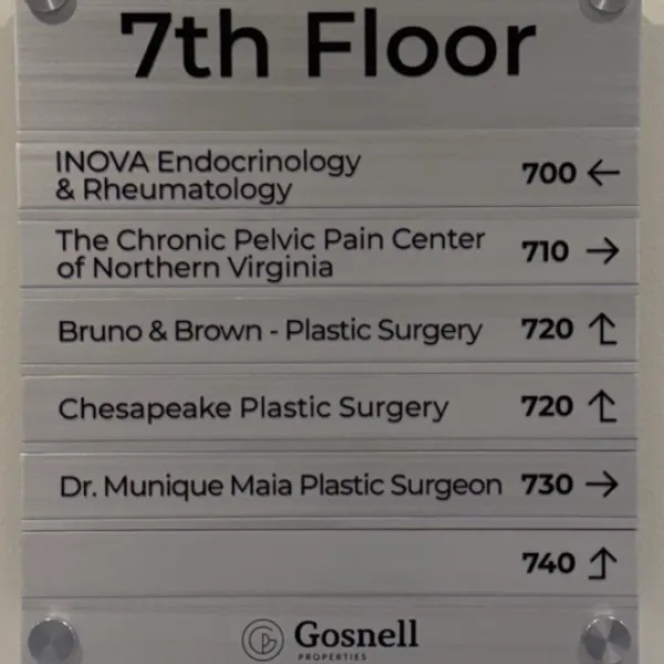 Wayfinding Signage Installation for Gosnell Property Management in McLean, VA