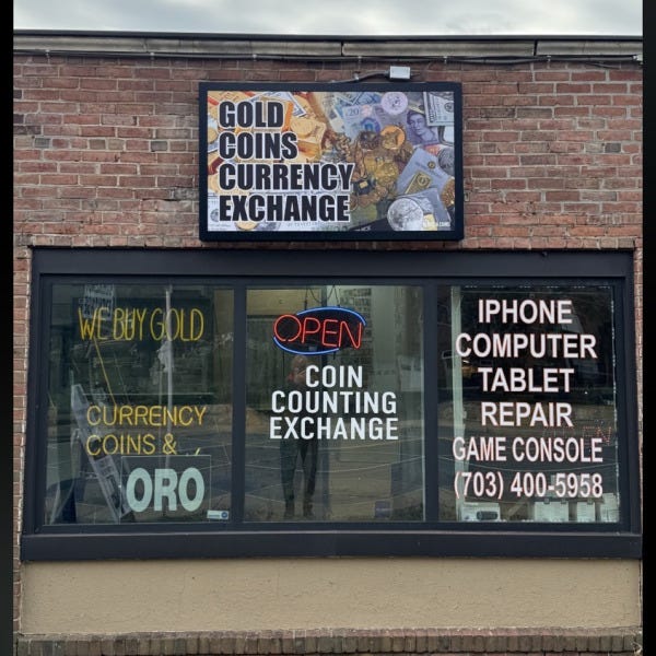 Illuminated Light Box Signage for US Penny Coin Exchange in Falls Church, VA