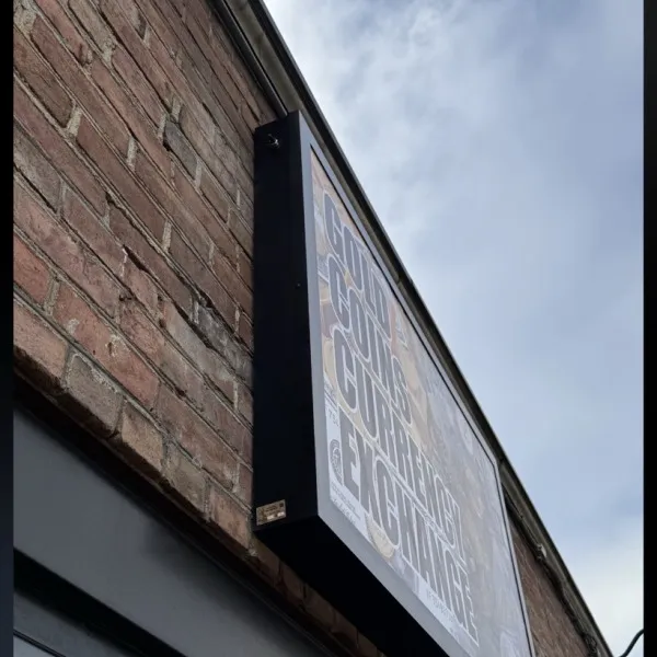 Illuminated Light Box Signage for US Penny Coin Exchange in Falls Church, VA