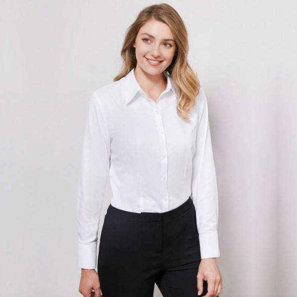 Custom Ladies Luxe Long Sleeve Shirt