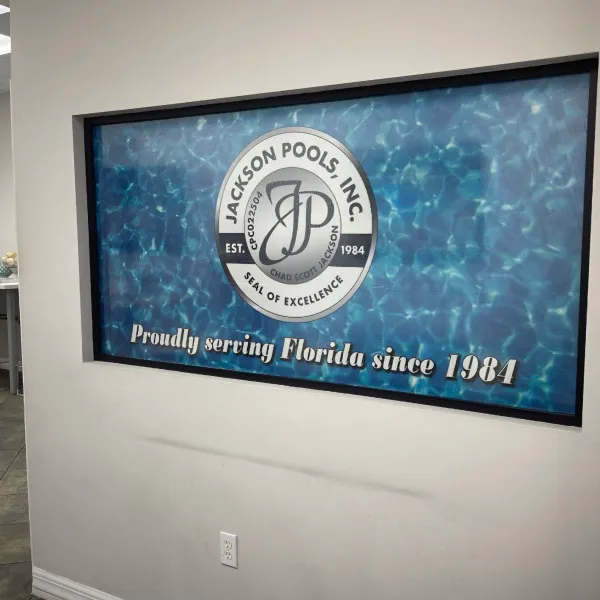 Jackson Pools Window Vinyl