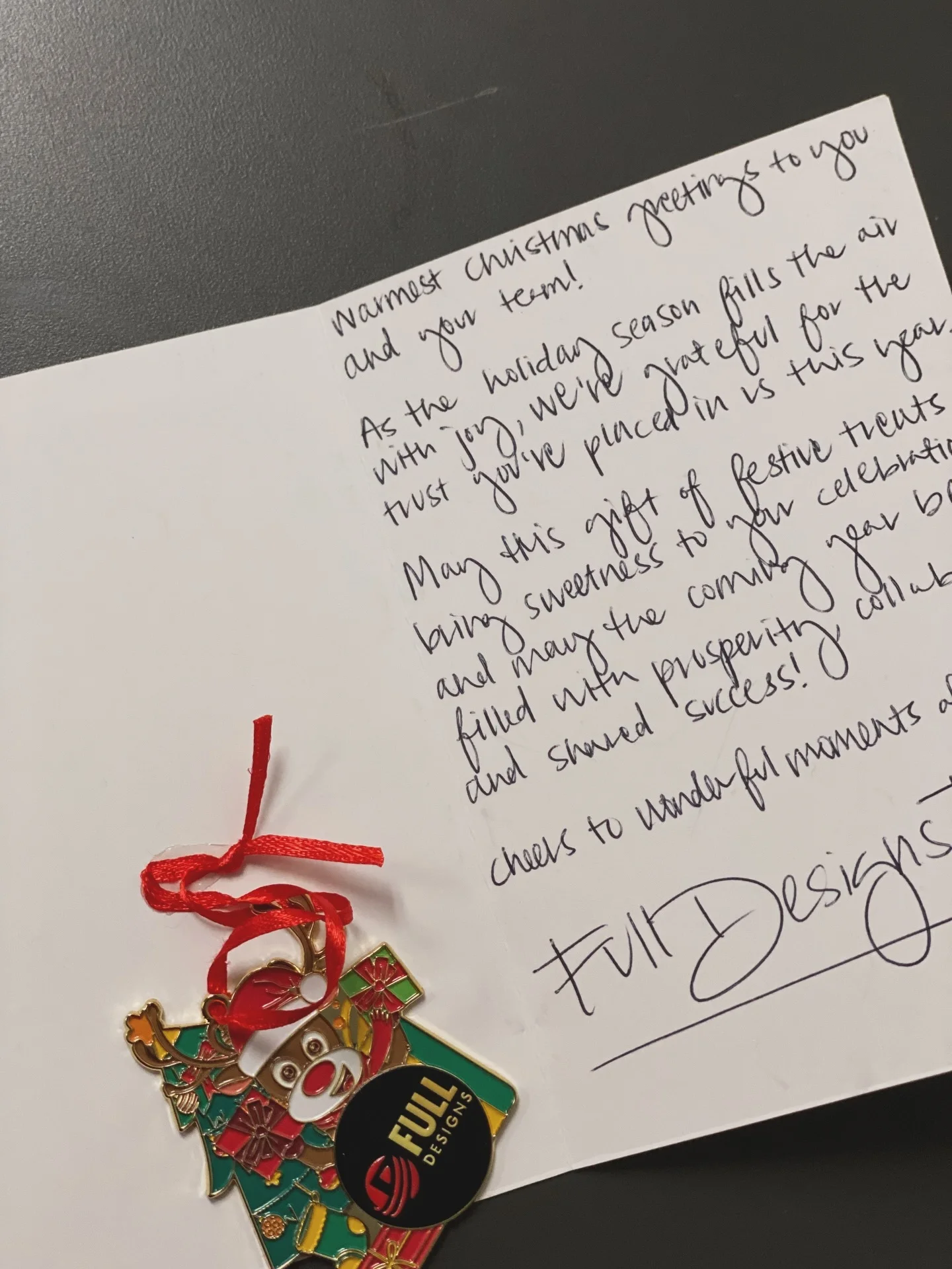 Take a look at this stunning custom ornament we just received!