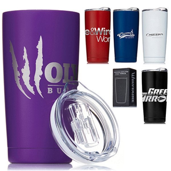 Custom River Rock Mirror Finish Tumblers by HydroSoul